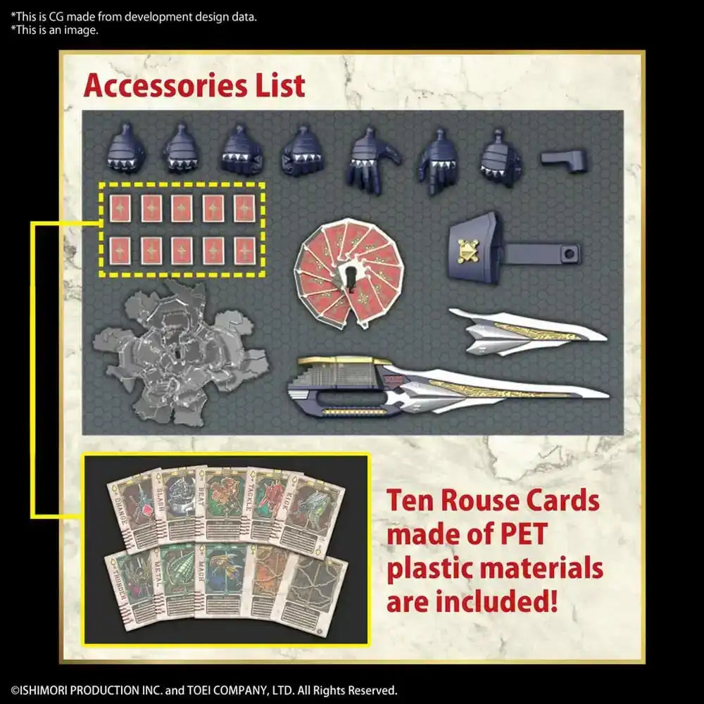 Kamen Rider Figure-Rise Standard Plastic Model Kit Masked Rider Blade - Smalltinytoystore