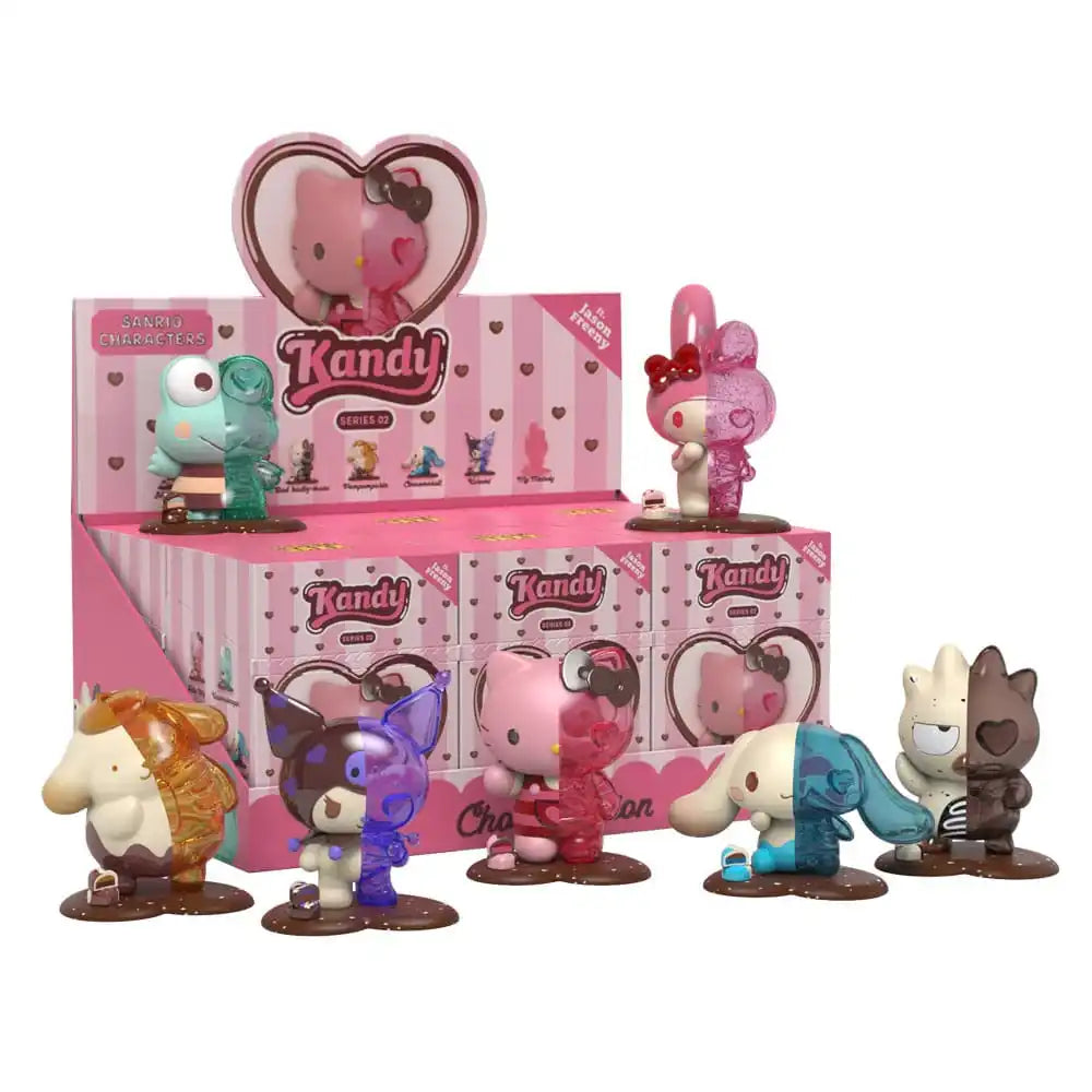 Kandy x Sanrio Blind Box ft. Jason Freeny Collection Series 2 (Choco Ed.) Display (6) - Smalltinytoystore