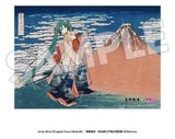 Katsushika Hokusai x Hatsune Miku Acrylpanel Thirty-six Views of Mount Fuji Fine Wind, Clear Morning 30 cm