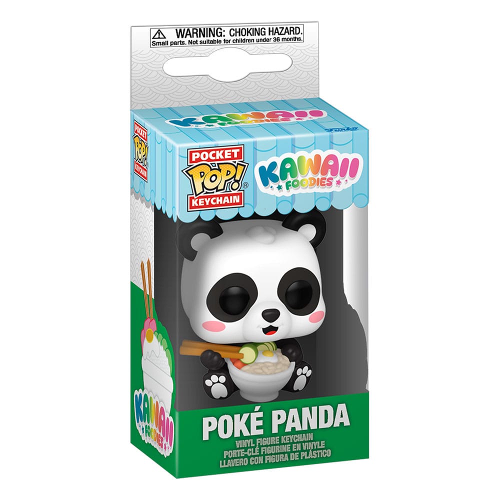 Kawaii Foodies Pocket POP! Vinyl Schlüsselanhänger 4 cm Poké Panda Display (12) - Smalltinytoystore