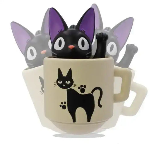 Kikis kleiner Lieferservice Figur mit rundem Boden Kiki with her mug 6 cm - Smalltinytoystore