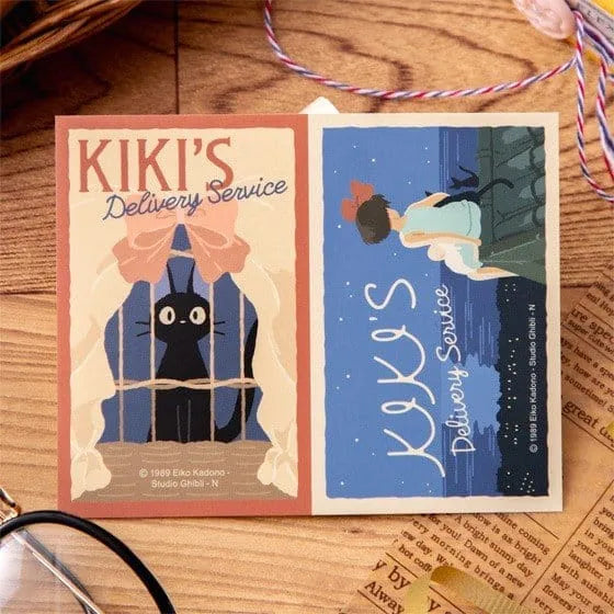 Kikis kleiner Lieferservice Sticker Kiki & Jiji Retro