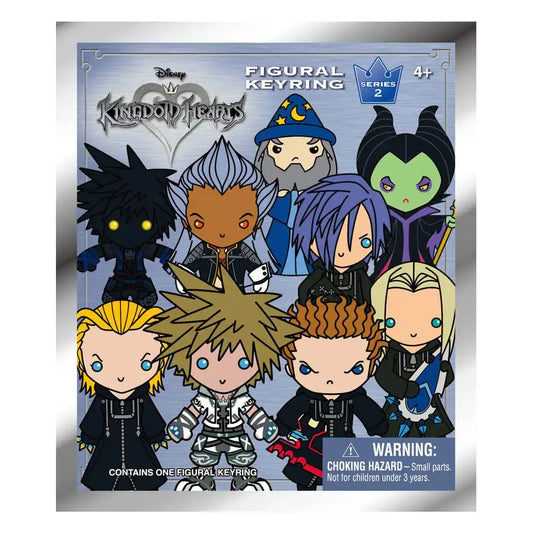 Kingdom Hearts PVC-Taschenanhänger Series 2 Display (24) - Smalltinytoystore