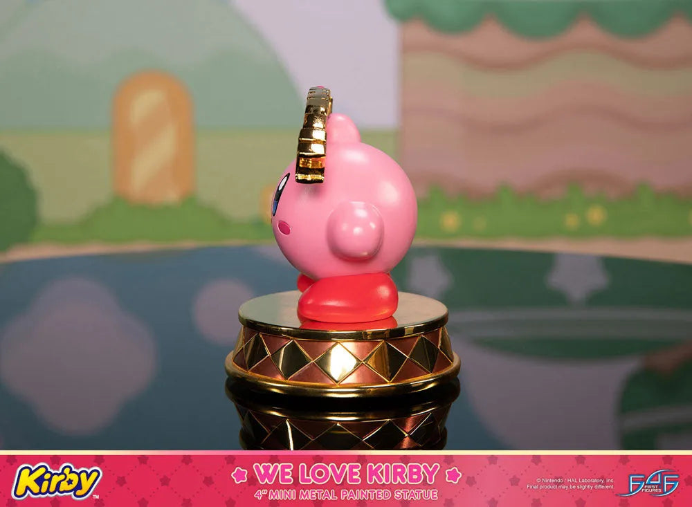Kirby DieCast Statue We Love Kirby 10 cm - Smalltinytoystore