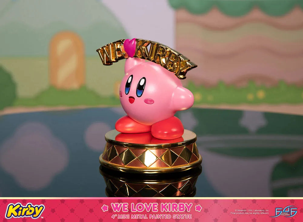 Kirby DieCast Statue We Love Kirby 10 cm - Smalltinytoystore