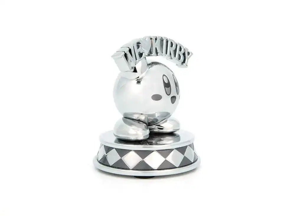 Kirby DieCast Statue We Love Kirby Silver Edition 10 cm - Smalltinytoystore
