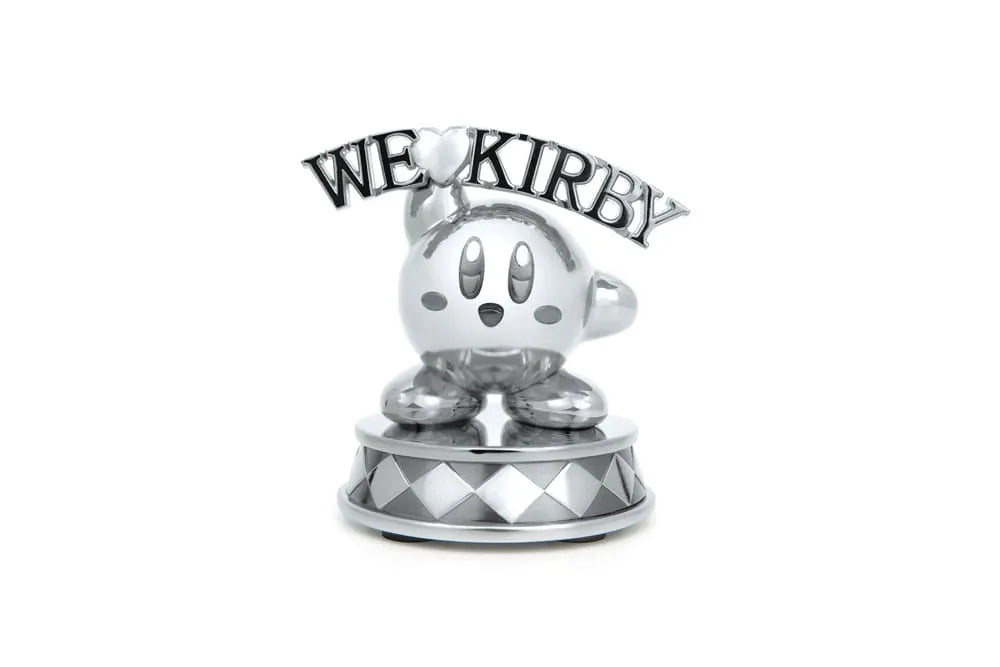 Kirby DieCast Statue We Love Kirby Silver Edition 10 cm - Smalltinytoystore