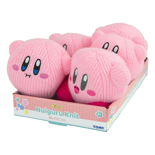 Kirby Junior Nuiguru-Knit Plüschfiguren Wave 1 15 cm Sortiment (5) - Smalltinytoystore
