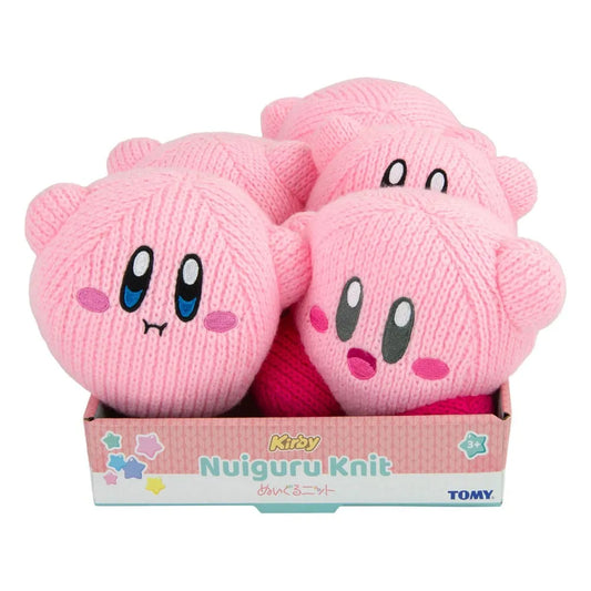Kirby Junior Nuiguru-Knit Plüschfiguren Wave 1 15 cm Sortiment (5) - Smalltinytoystore