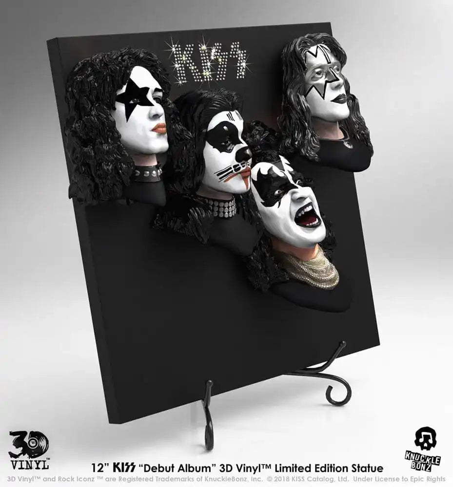 Kiss 3D Vinyl Statue Debut Album 30 cm - Smalltinytoystore