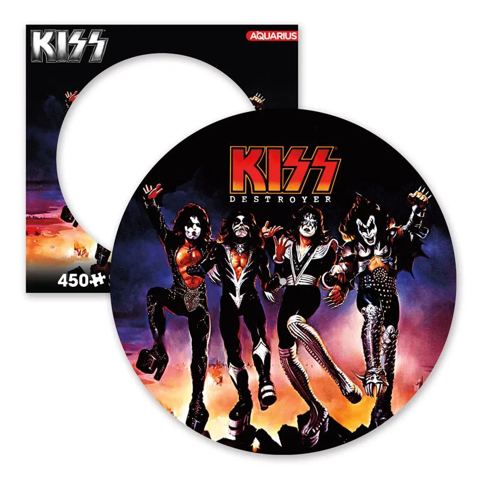 KISS: Destroyer 450 Piece Picture Disc Jigsaw Puzzle - Smalltinytoystore