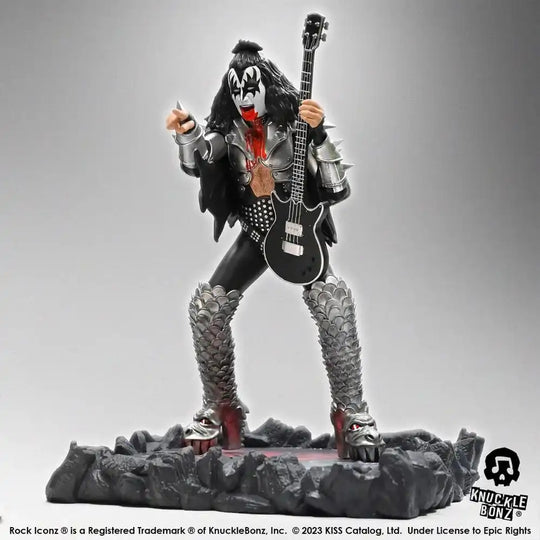 Kiss Rock Iconz Statue The Demon (Destroyer) 22 cm - Smalltinytoystore
