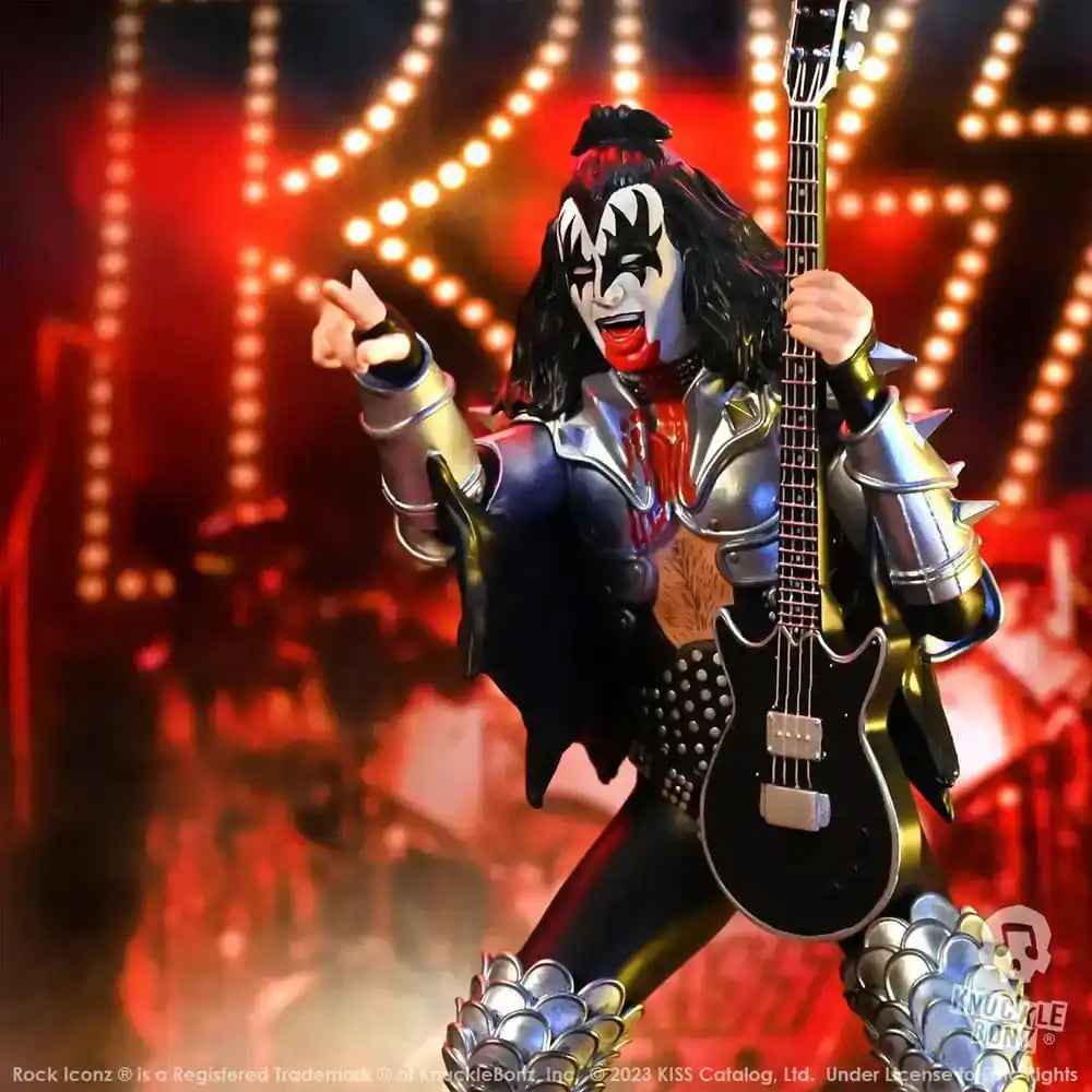 Kiss Rock Iconz Statue The Demon (Destroyer) 22 cm - Smalltinytoystore
