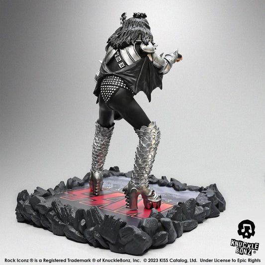 Kiss Rock Iconz Statue The Demon (Destroyer) 22 cm - Smalltinytoystore