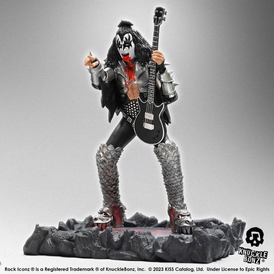 Kiss Rock Iconz Statue The Demon (Destroyer) 22 cm - Smalltinytoystore