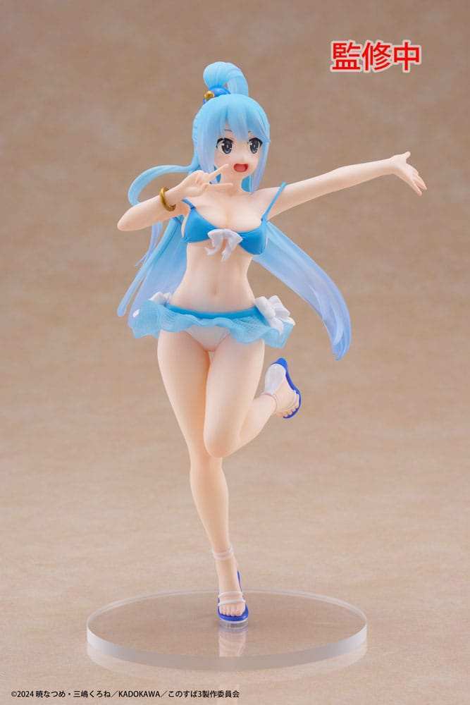 KonoSuba: God's Blessing on This Wonderful World! 3 Coreful PVC Statue Aqua Swimwear Ver. 18 cm - Smalltinytoystore