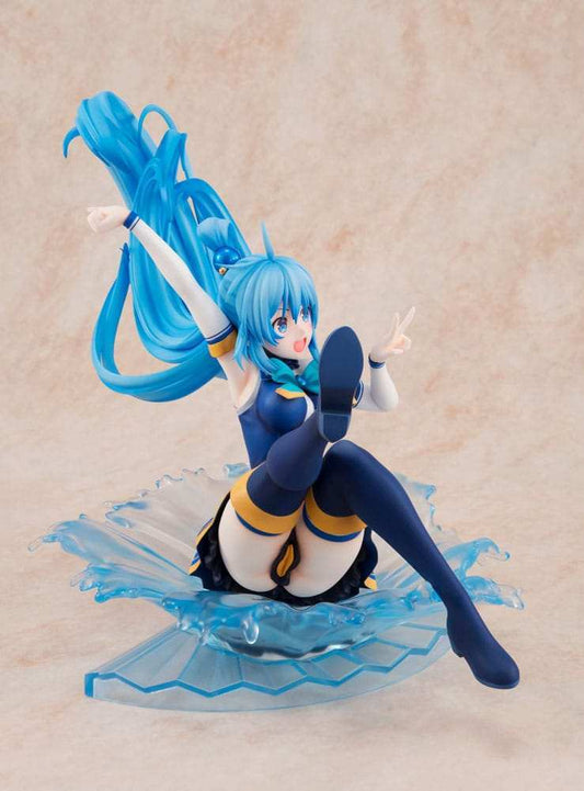 Konosuba God's blessing on this wonderful world! PVC Statue 1/7 Aqua: Sneaker Bunko 30th Anniversary Ver. (re-run) 19 cm - Smalltinytoystore