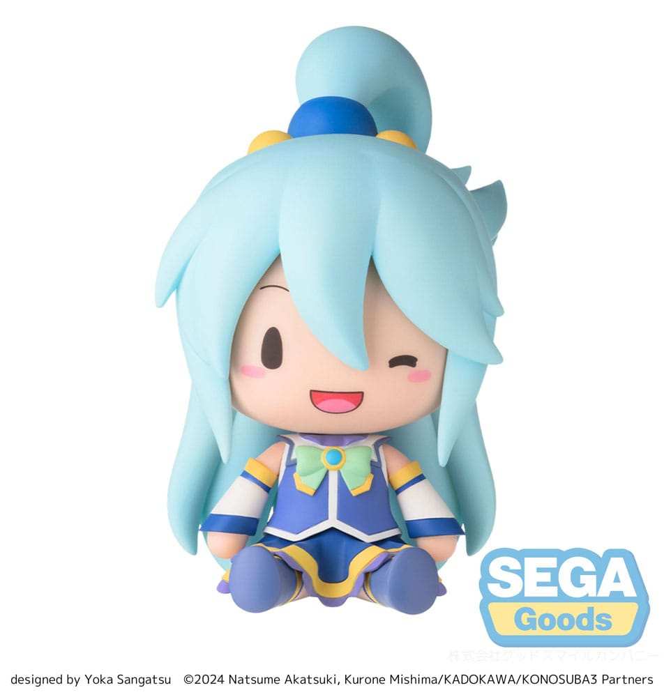 Konosuba God´s blessing on this wonderful world! 3 Fuwa Petit Chibi Figur Aqua 10 cm - Smalltinytoystore