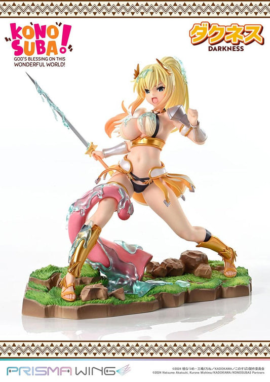 Konusuba - God's blessing on this wonderful world! Prisma Wing PVC Statue 1/7 Darkness 20 cm - Smalltinytoystore
