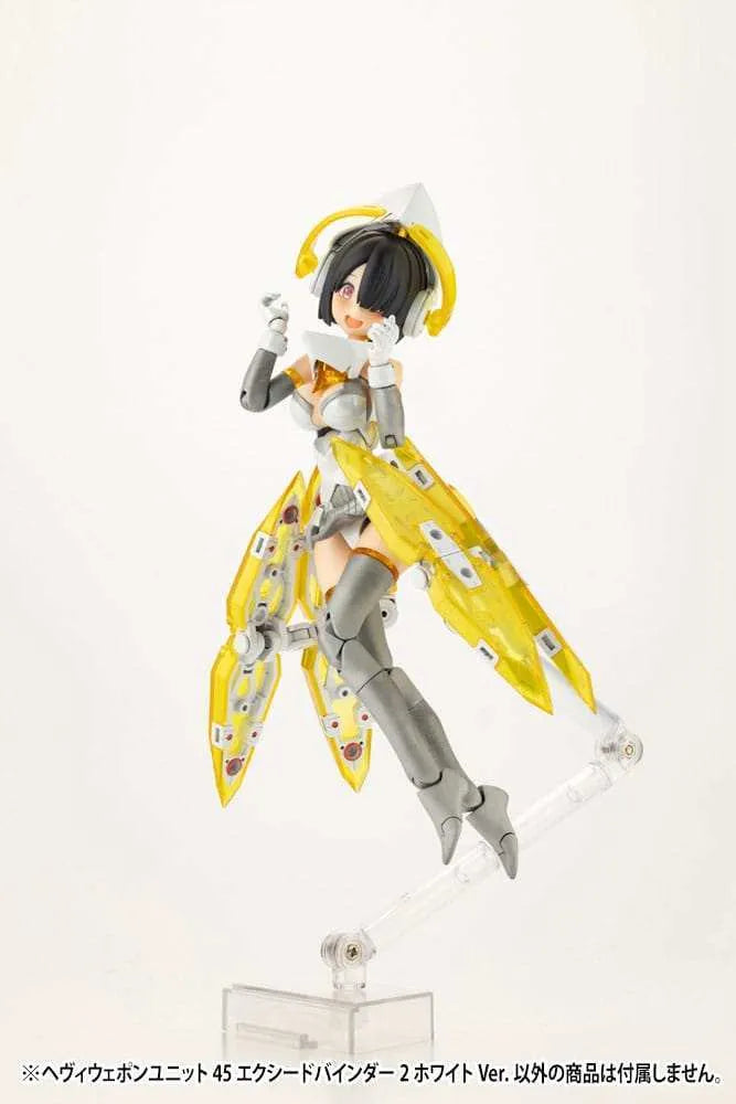 Kotobukiya M.S.G. Model Kit Zubehör-Set Heavy Weapon Unit 45 Exceed Binder 2 White Ver. - Smalltinytoystore