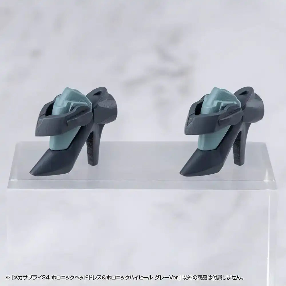Kotobukiya M.S.G. Model Kit Zubehör-Set Mecha Supply 34 Holonic Headdress & Holonic High Heels Grey Ver.