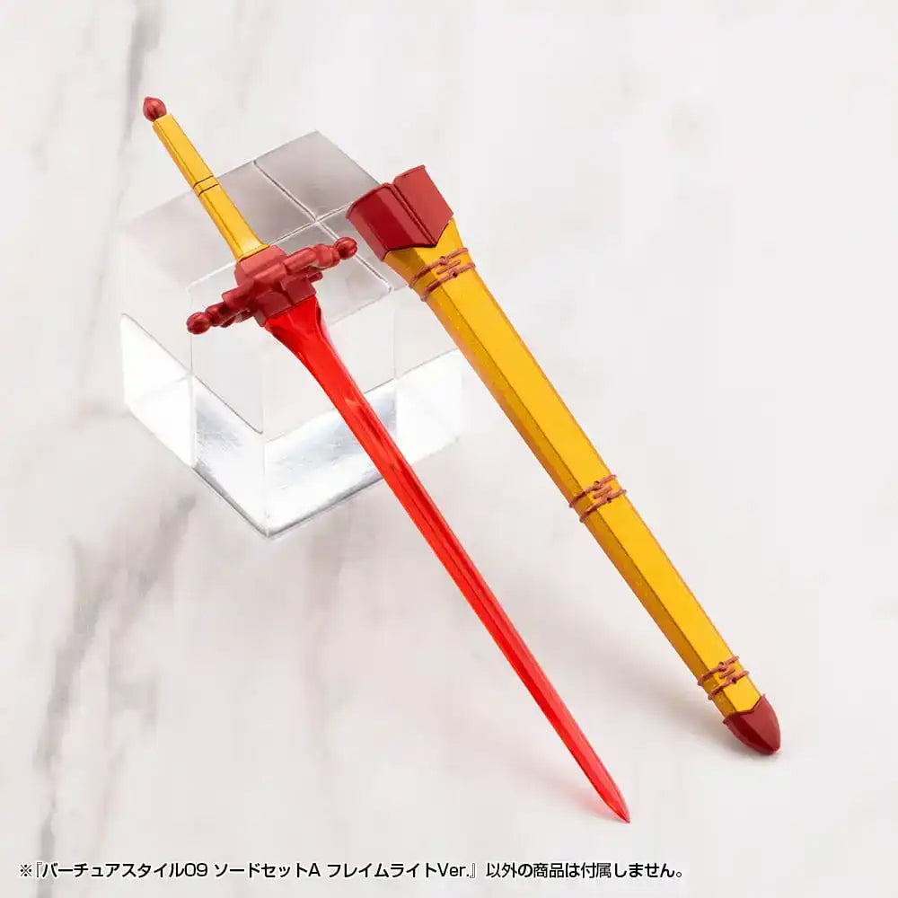 Kotobukiya M.S.G. Model Kit Zubehör-Set Virtuous Style 09 Sword Set A Flamerite Ver.