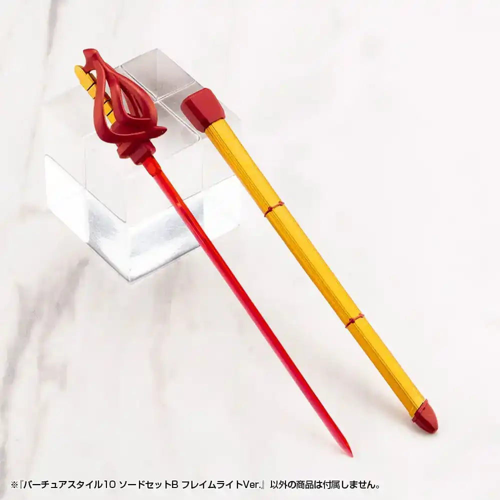 Kotobukiya M.S.G. Model Kit Zubehör-Set Virtuous Style 10 Sword Set B Flamerite Ver.