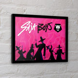 KPop Demon Hunters Collector Print Poster im Rahmen Saja Boys Idol - Smalltinytoystore