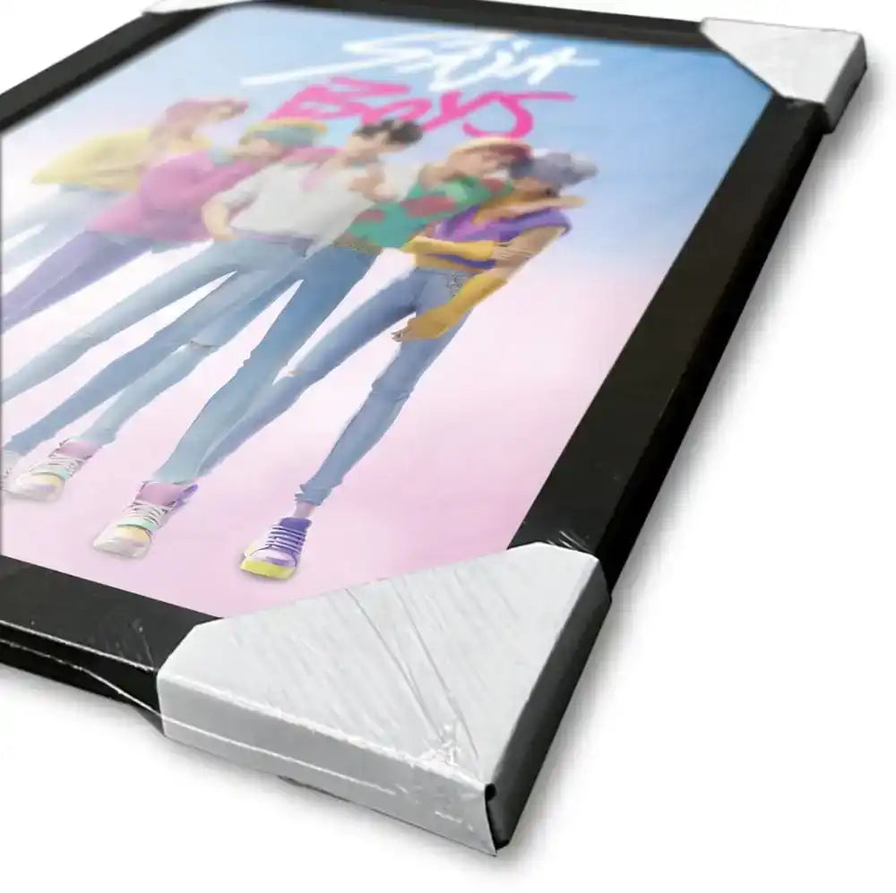 KPop Demon Hunters Collector Print Poster im Rahmen Saja Boys - Smalltinytoystore