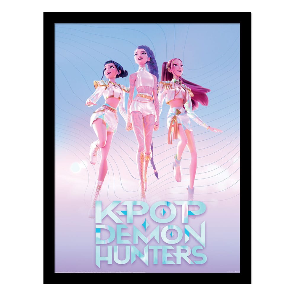KPop Demon Hunters Collector Print Poster im Rahmen Trio - Smalltinytoystore