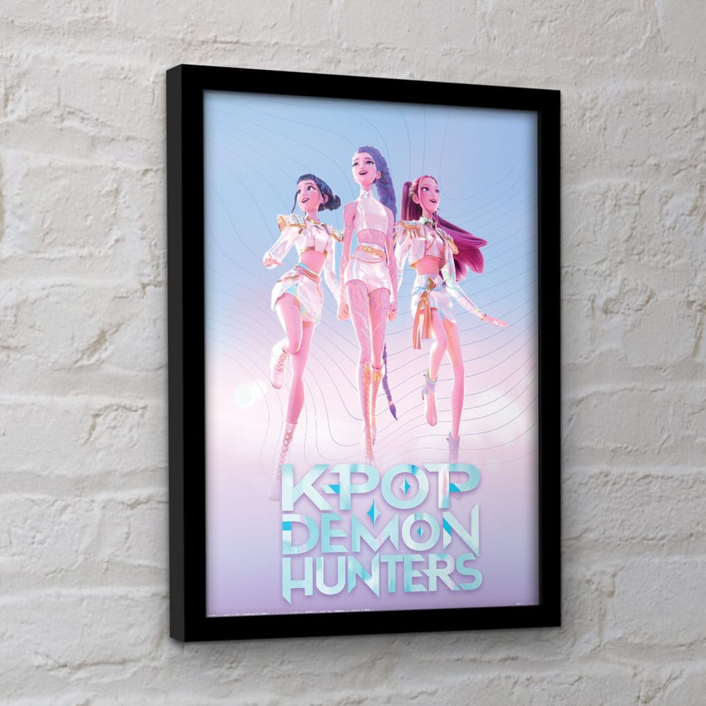 KPop Demon Hunters Collector Print Poster im Rahmen Trio - Smalltinytoystore