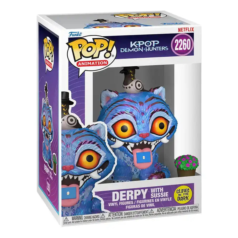 KPop Demon Hunters POP! Animation Vinyl Figur Tiger w/Bird 9 cm - Smalltinytoystore