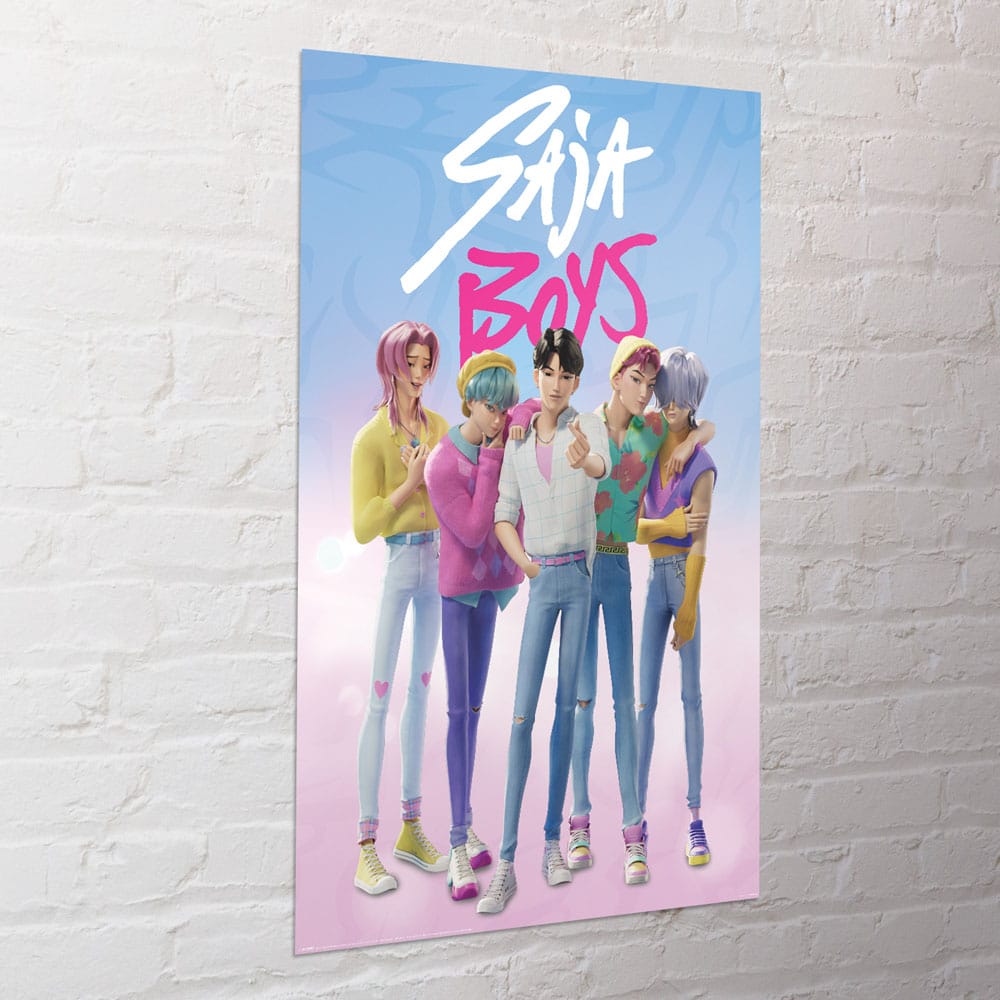 KPop Demon Hunters Poster Set Saja Boys 61 x 91 cm (4) - Smalltinytoystore