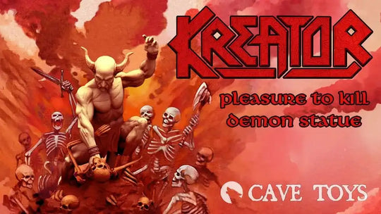 Kreator Statue 1/10 Kreator Pleasure to Kill Album Ver. 13 cm - Smalltinytoystore