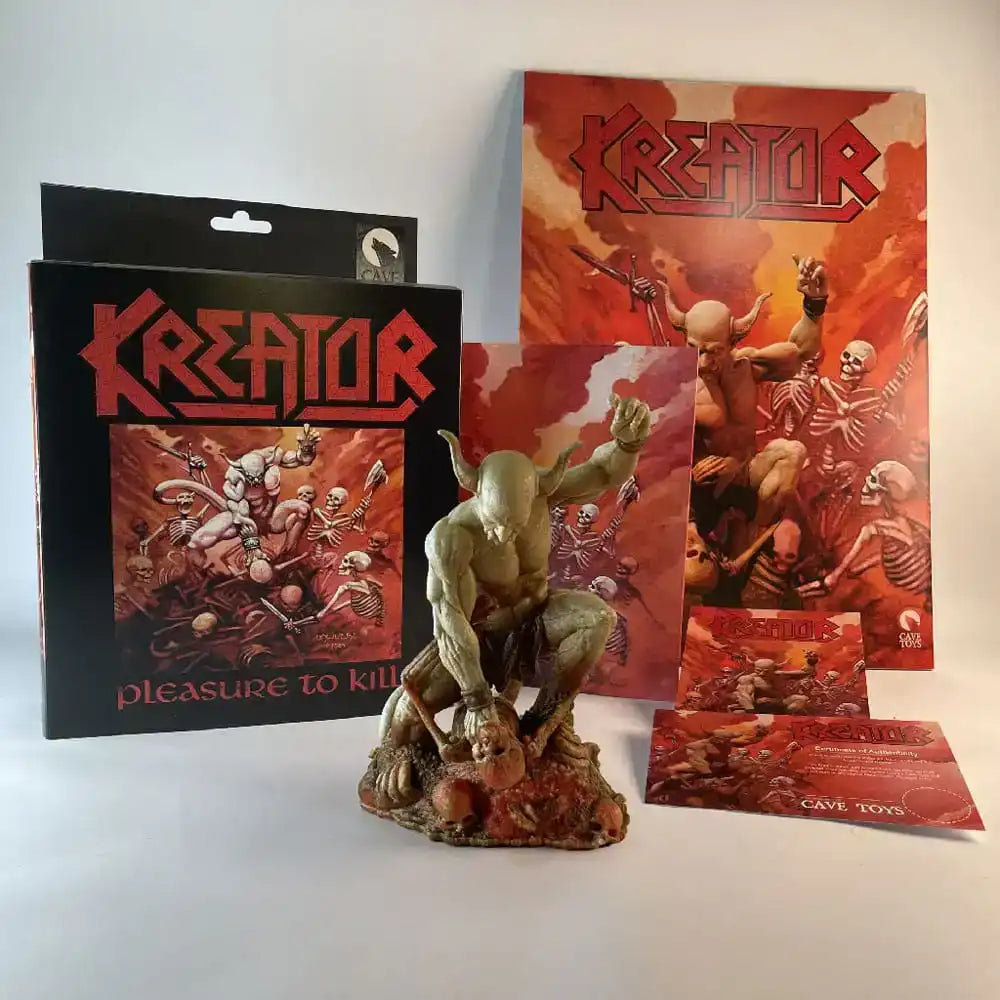 Kreator Statue 1/10 Kreator Pleasure to Kill Bloody Ver. 13 cm - Smalltinytoystore