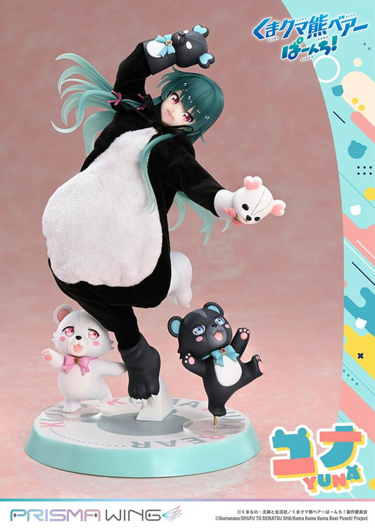 Kuma Kuma Kuma Bear Punch! Prisma Wing PVC Statue 1/7 Yuna 28 cm - Smalltinytoystore