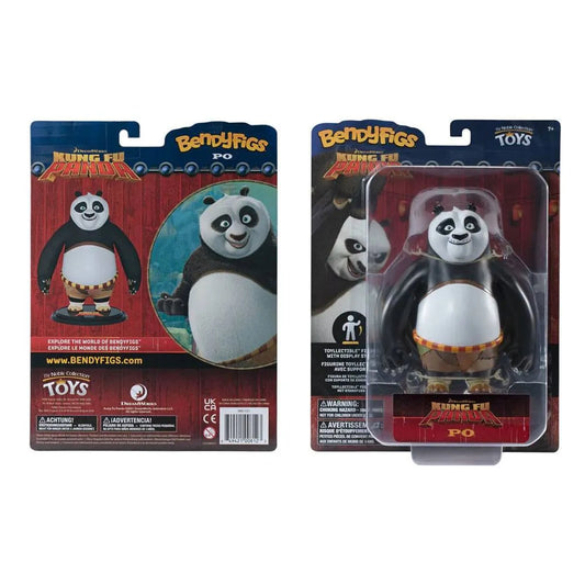 Kung Fu Panda Bendyfigs Biegefigur Po Ping 15 cm - Smalltinytoystore