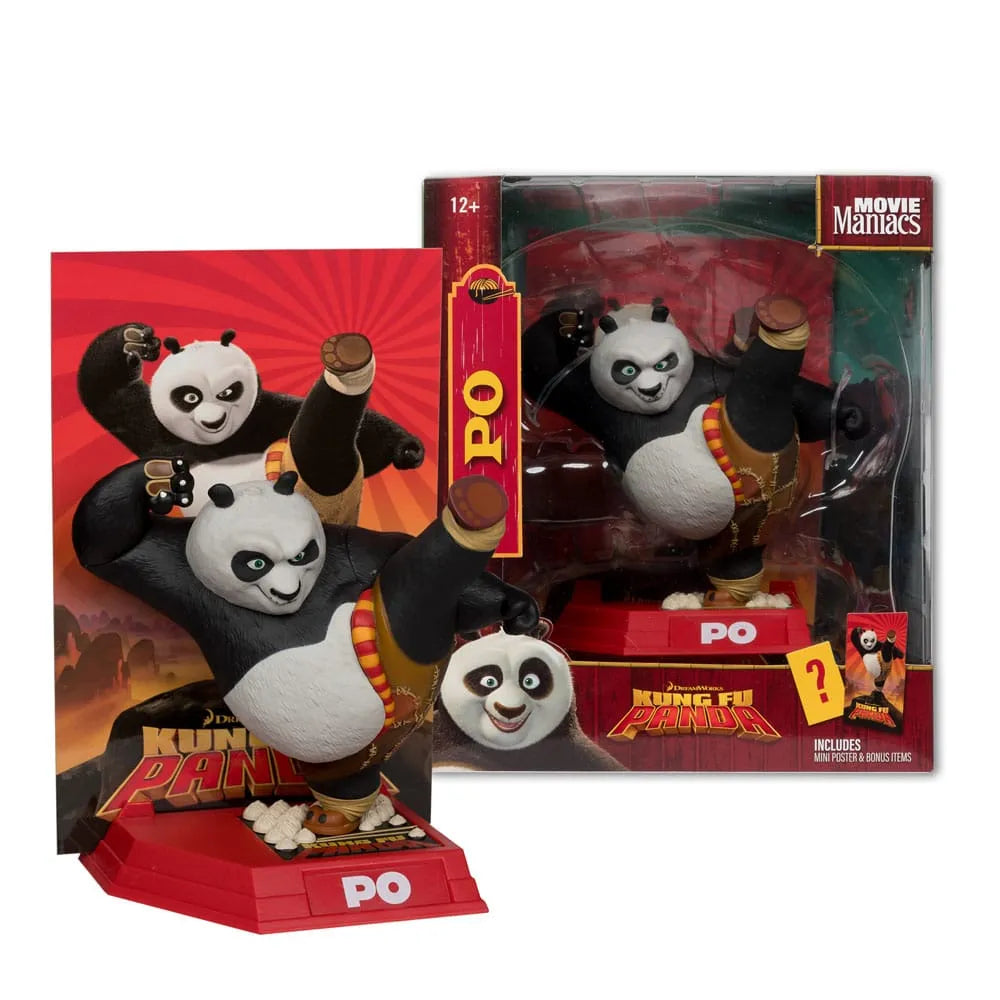 Kung Fu Panda Movie Maniacs PVC Statue Po 17 cm - Smalltinytoystore