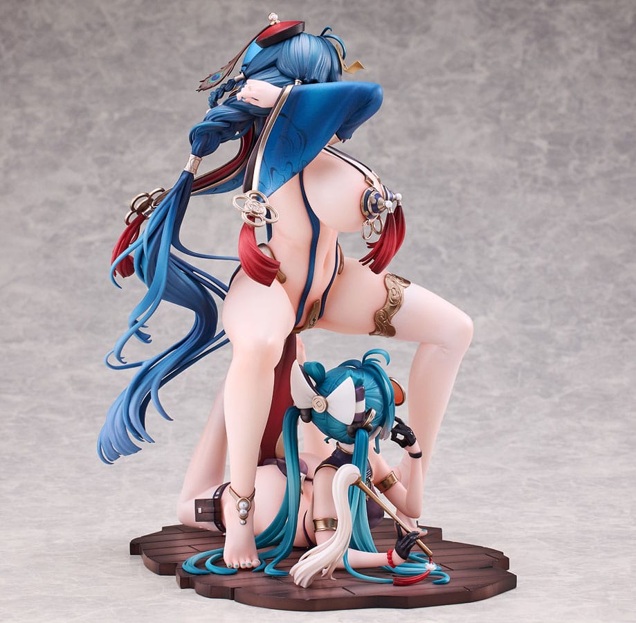 Kyonshi Brothel Statuen 2er-Set 1/6 Kyonshi En & Taoist Rin - Smalltinytoystore