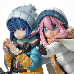 Laid-Back Camp Prisma Wing PVC Statue 1/7 Nadeshiko Kagamihara & Rin Shima 24 cm - Smalltinytoystore