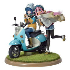 Laid-Back Camp Prisma Wing PVC Statue 1/7 Nadeshiko Kagamihara & Rin Shima 24 cm - Smalltinytoystore