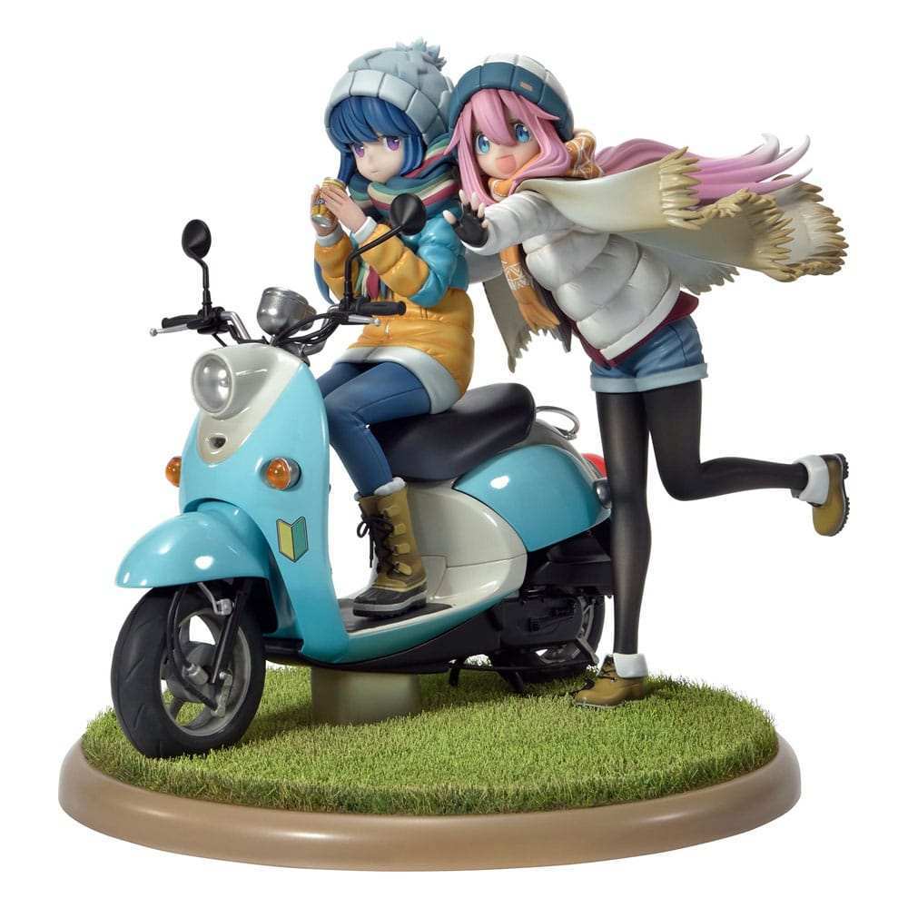 Laid-Back Camp Prisma Wing PVC Statue 1/7 Nadeshiko Kagamihara & Rin Shima 24 cm - Smalltinytoystore