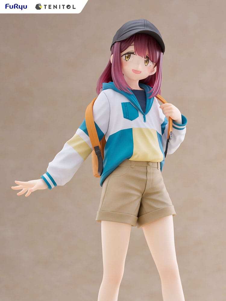 Laid-Back Camp Tenitol PVC Statue Ayano Toki 23 cm - Smalltinytoystore