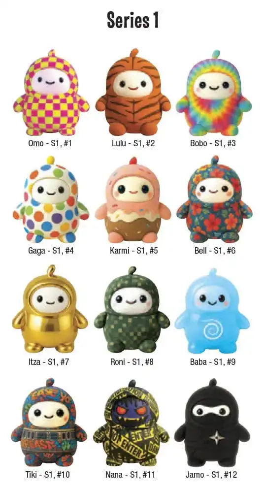 LamaTama Elektronische Sammelfiguren 6 cm Serie 1 heo Exclusive Blind Box Display (26)