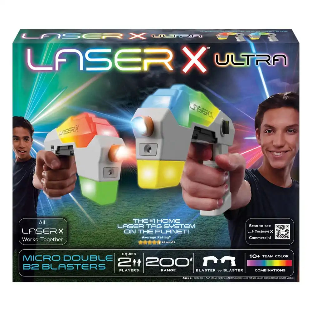 Laser X Ultra Micro Double B2 Blasters 2 Blasters - Smalltinytoystore