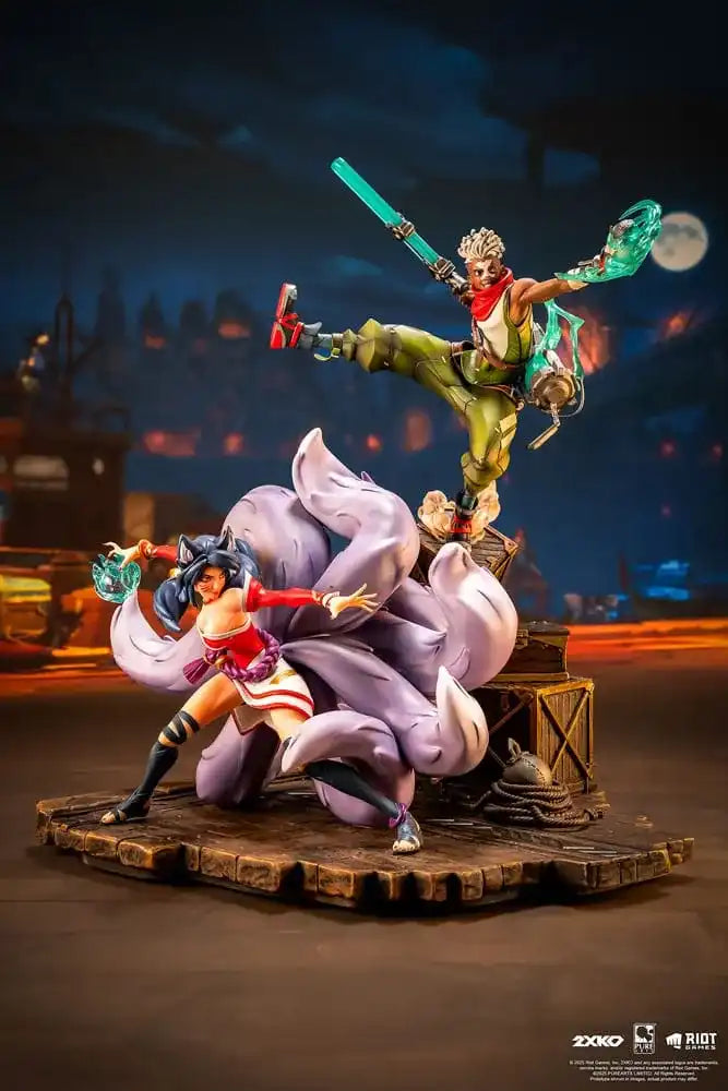 League of Legends Statue 1/10 2XKO Ekko & Ahri Diorama 30 cm