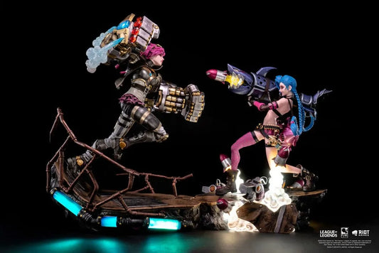 League of Legends Statuen 1/6 2er-Pack Vi & Jinx - Smalltinytoystore