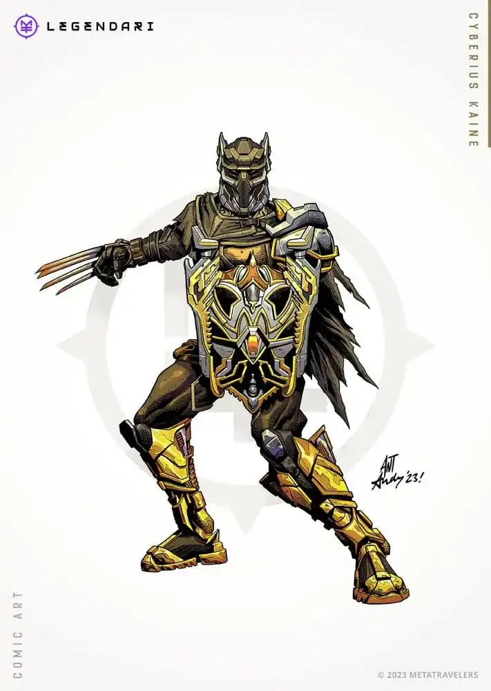 Legendari Actionfigur 1/10 Cyberius Kaine 18 cm - Smalltinytoystore