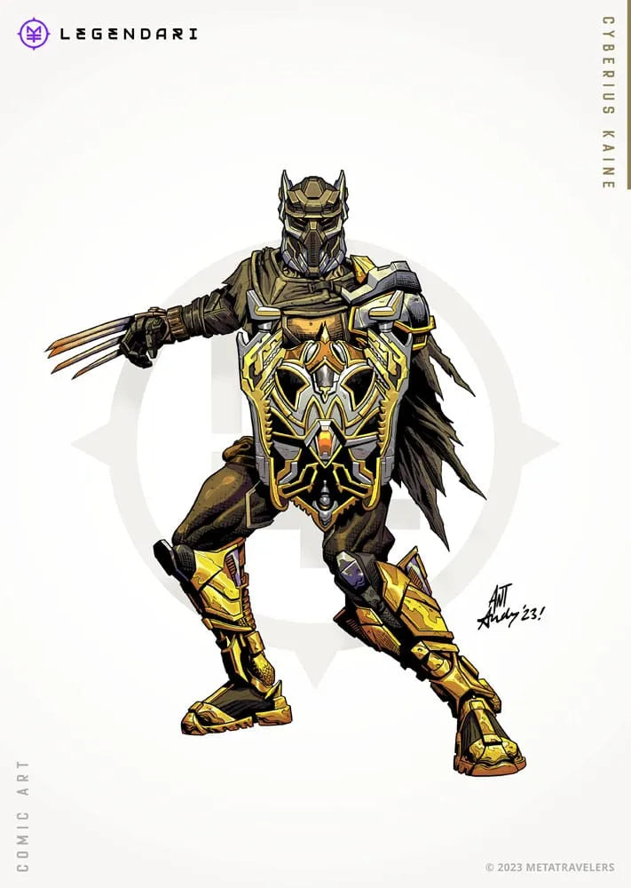 Legendari Actionfigur 1/10 Cyberius Kaine 18 cm - Smalltinytoystore