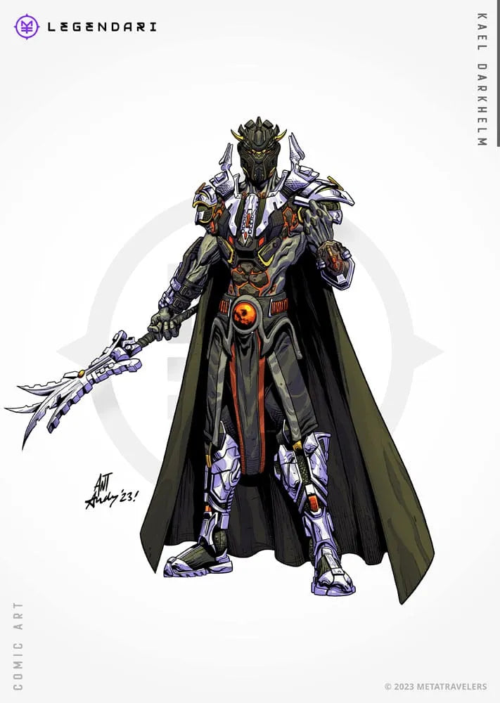 Legendari Actionfigur 1/10 Kael Darkhelm 18 cm - Smalltinytoystore